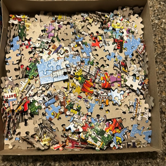 1000 piece New York/The Big Apple puzzle - Sure Lox beand - Picture 2 of 3